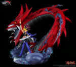 Yu Gi Oh! - Yami Yugi und Slifer Statue von Taka Corp