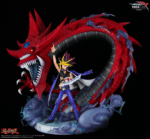 Yu Gi Oh! - Yami Yugi und Slifer Statue von Taka Corp