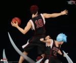 Kuroko's Basket - Kuroko & Kagami Statue / schwarze Trikots: Taka Corp Studio