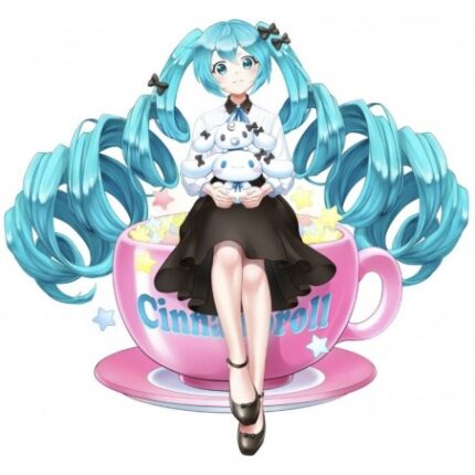 Hatsune Miku Cinnamoroll und Milk Chokonose