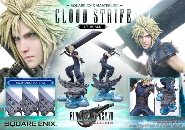 Final Fantasy VII "Rebirth Masterline Statue 1/4 Cloud Strife"